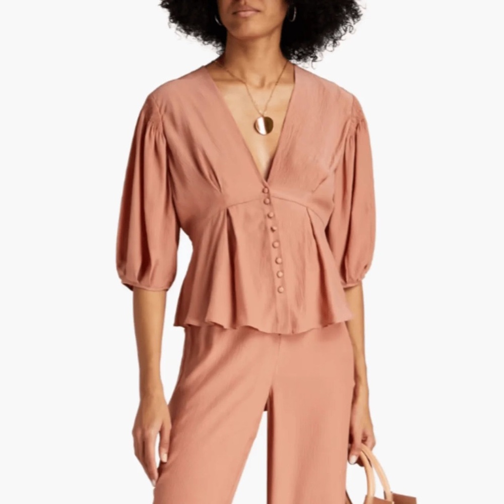 Tove Ember silk top Sz S